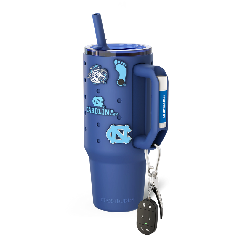 Thicc 40oz UNC Tarheels Skin + Bundle