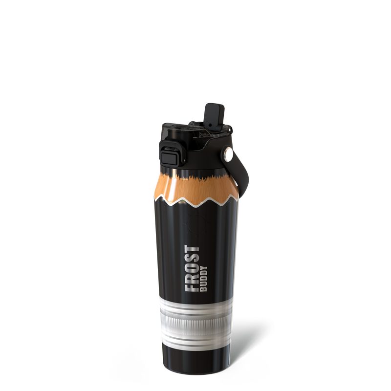 Bottle 24oz Black Pencil
