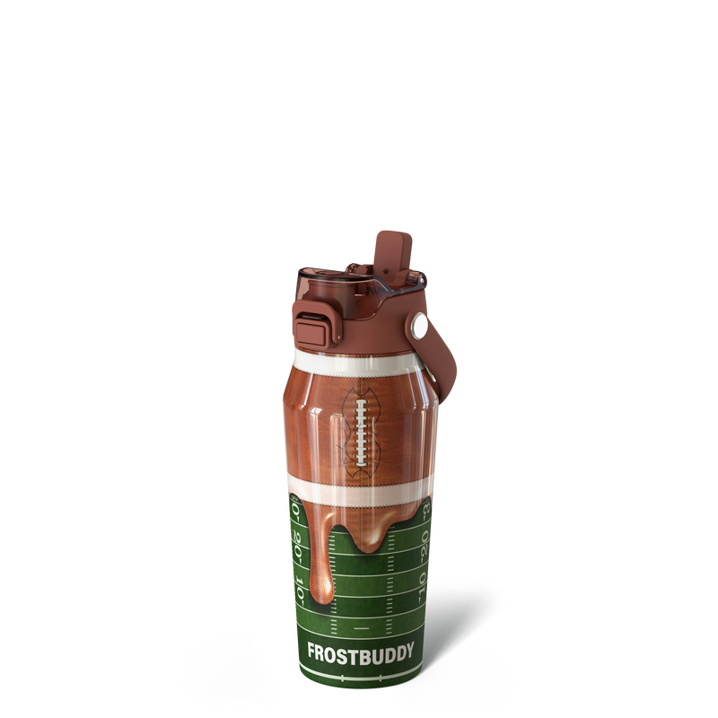 Bottle 16oz Football Drip